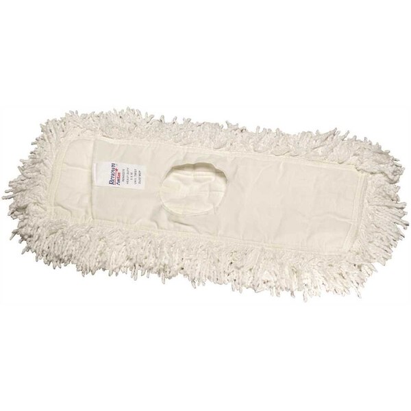 24X5 2-PLY WHITE PREMIUM TWIST COTTON DUST MOP